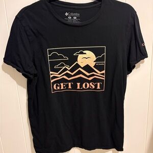 Columbia Tee in Black